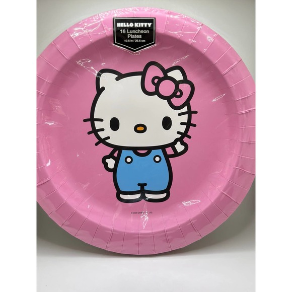 Hello Kitty Plate Napkin Bundle Lunch Plates, Dessert Plates, 2 types of napkins - Picture 6 of 7
